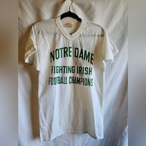 Rare VINTAGE Notre Dame Fighting Irish Football Champions Jersey